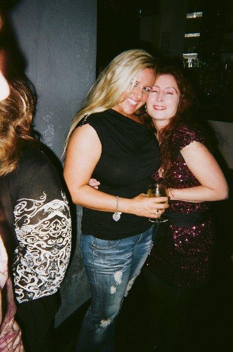 Stephanie Barron , Laurel Barron at Dexter Wrap Party.