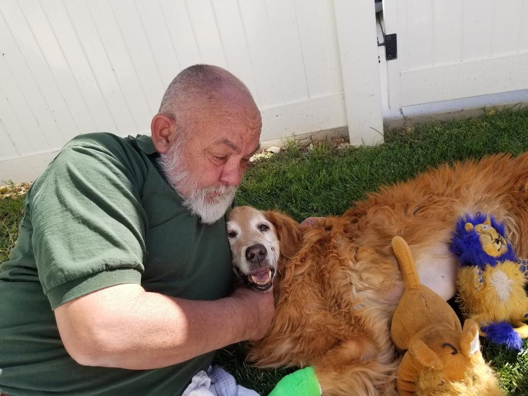 I had to say goodbye to an understanding and ever loving family member today. Max enjoy the other side of the bridge with the grass,snow and swimming you love.