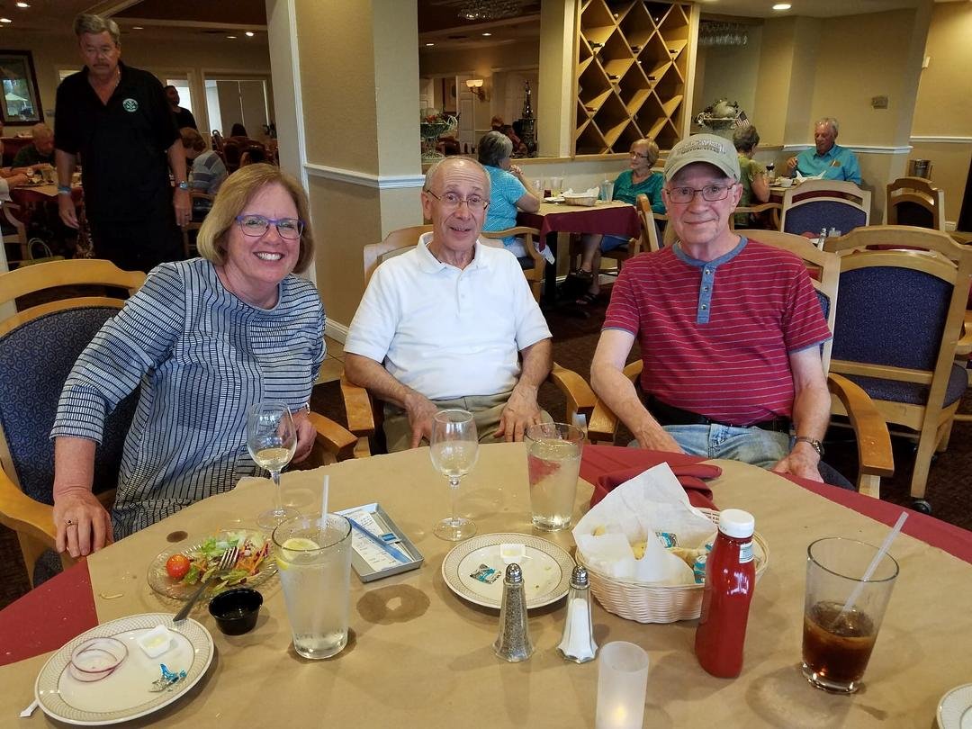With cousin Ann and Bob