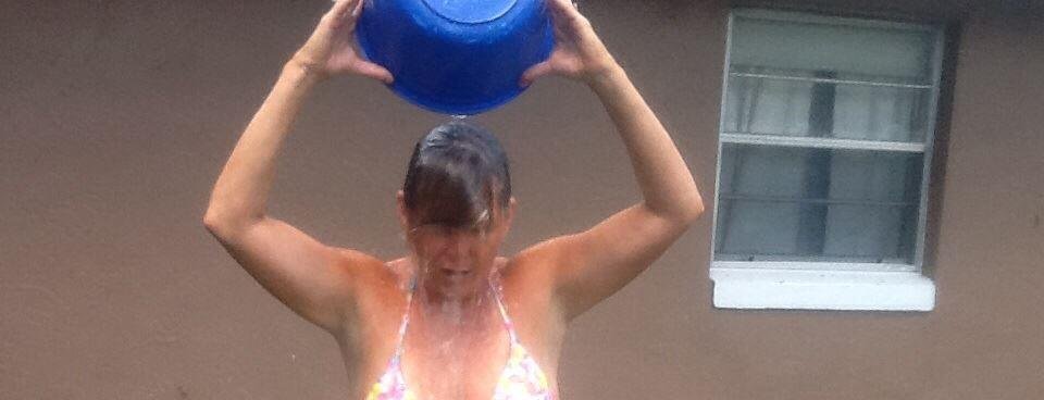 Ok I did it! Yes I cheated, it is warm water!! But I did donate.