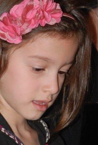Sophia at her first piano recital.