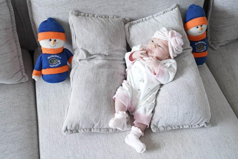 This is our best Christmas gift- although she came a bit early, Miss Athena Li Xios Downey born Dec. 10, 2023, in Haikou, China.  Jeff is a Professor at University of Arizona which has a branch in Haikou, China which is a l