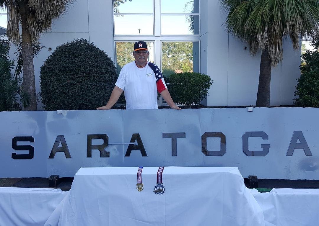 Another SARATOGA Reunion in Charleston, SC. About all that is left of her.