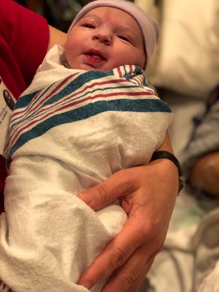 My brand new granddaughter Charlotte.