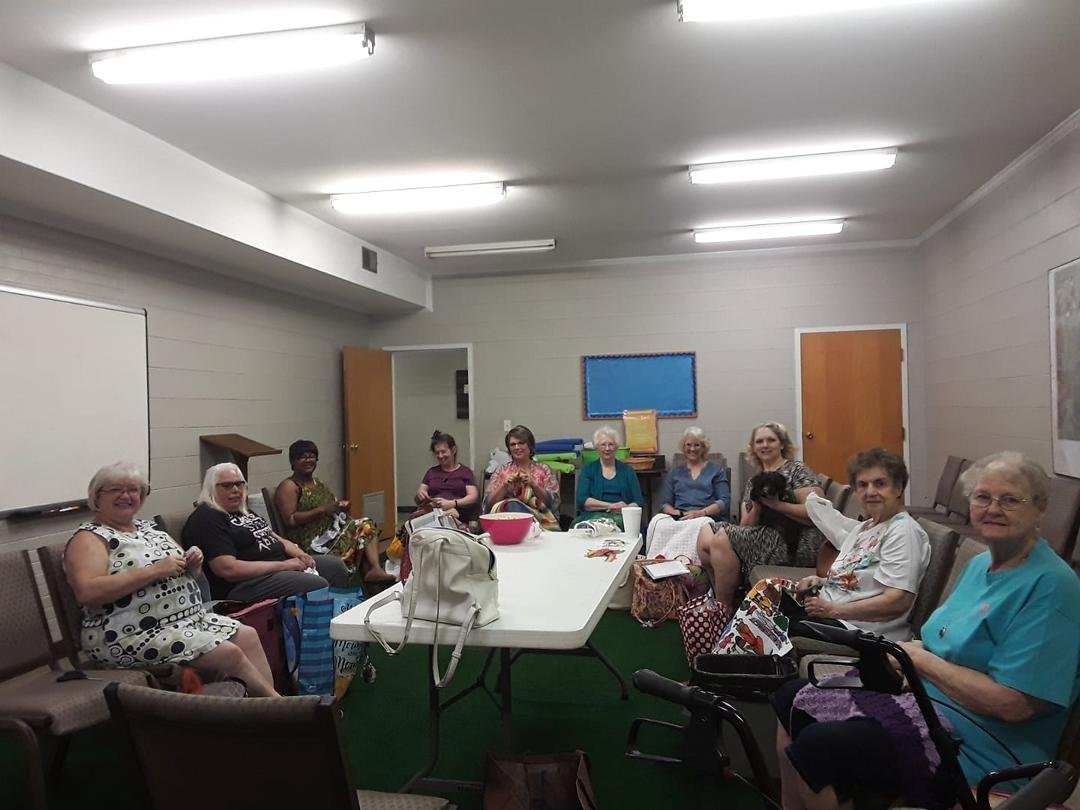 Got a full house at Prayer Shawl Ministry!! God is good!