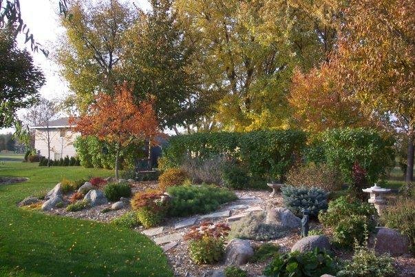 After moving in, Jean and I undertook the task of making our yard a place we would truly enjoy.  I believe we succeeded.