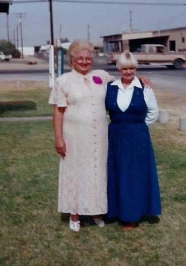 This is our mother Illa. She married very young and had six children. She worked side by side by our dad in the fields.She loved playing cards......playing Jax......and coloring with us girls. You could say that she grew up