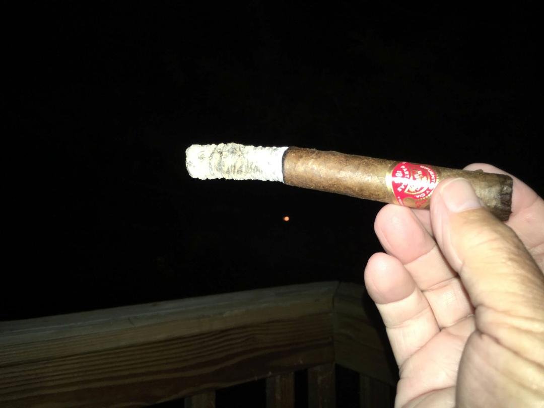 Partagas Subroso. Perfect way to end the day on the back deck in the woods.