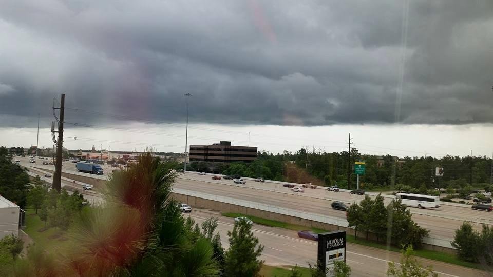 Here comes the rain.........oh yeppee!
