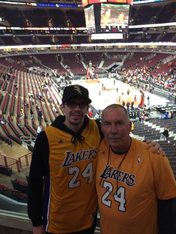 Laker game Friday night with my son!!
