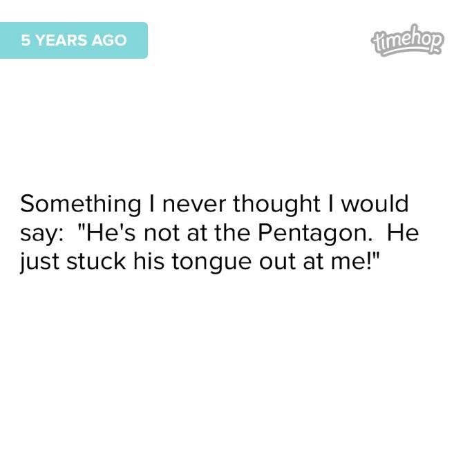 I'm guessing this was about Leon Panetta, but who knows.
