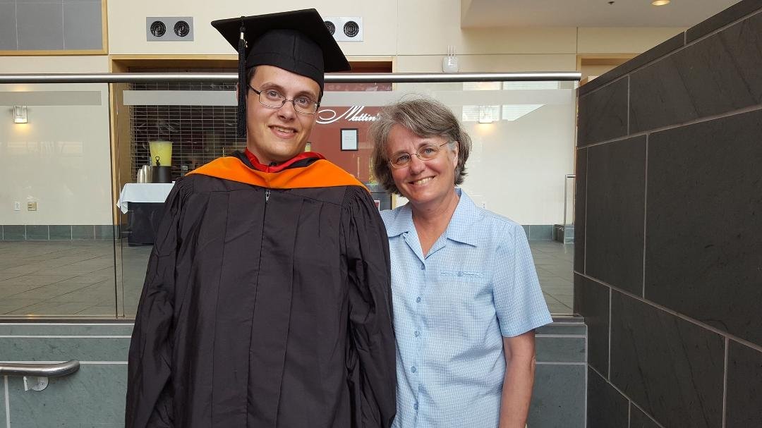 At Conor's graduation from Cornell