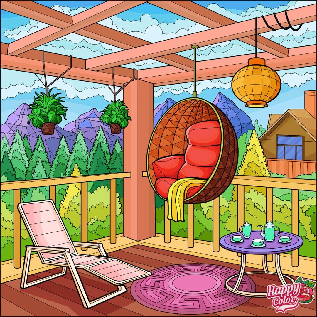 This looks so relaxing and refreshing to be outside.