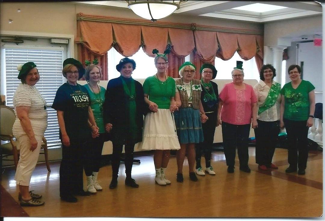 Viola D Skogen
with her line dancers and cloggers