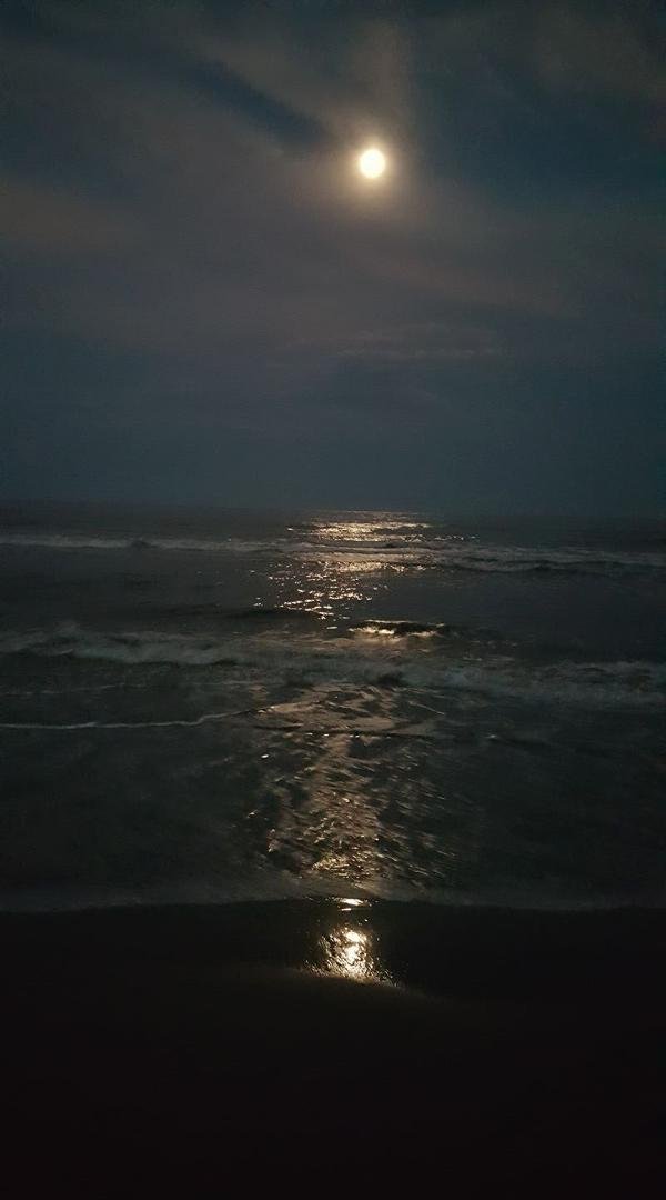 Beautiful moon over Hilton Head tonight!