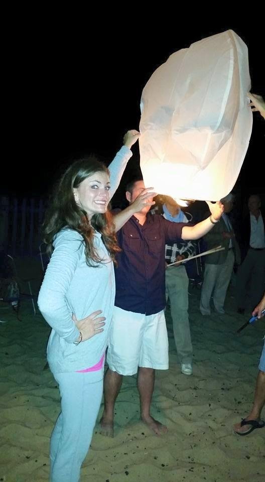 Loved this...never too old for a bonfire on the beach