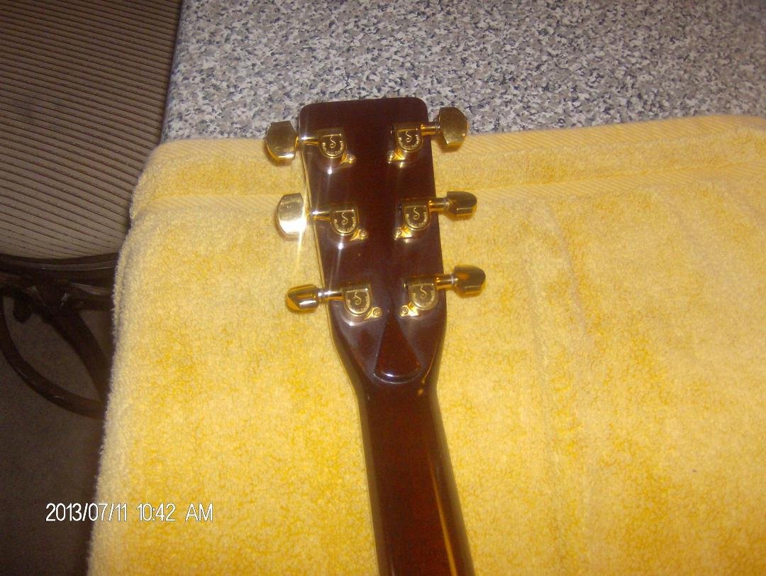 The back of my 45 is a little different as I flattened the typical diamond that CF Martin leaves on theirs! But I had to have gold plated grovers on her!!!