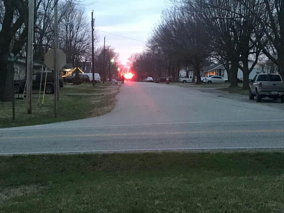 Sunset down the road a bit!