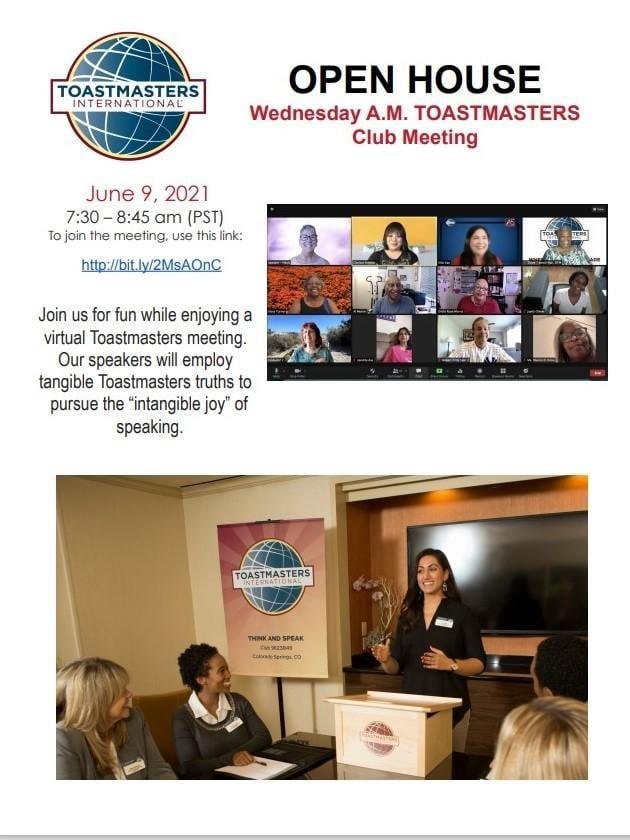 You, yes YOU are invited!  Leadership, Listening and Speaking are at the top of the skill sets you can develop!  Let me know if you have questions and if you will join us!!!