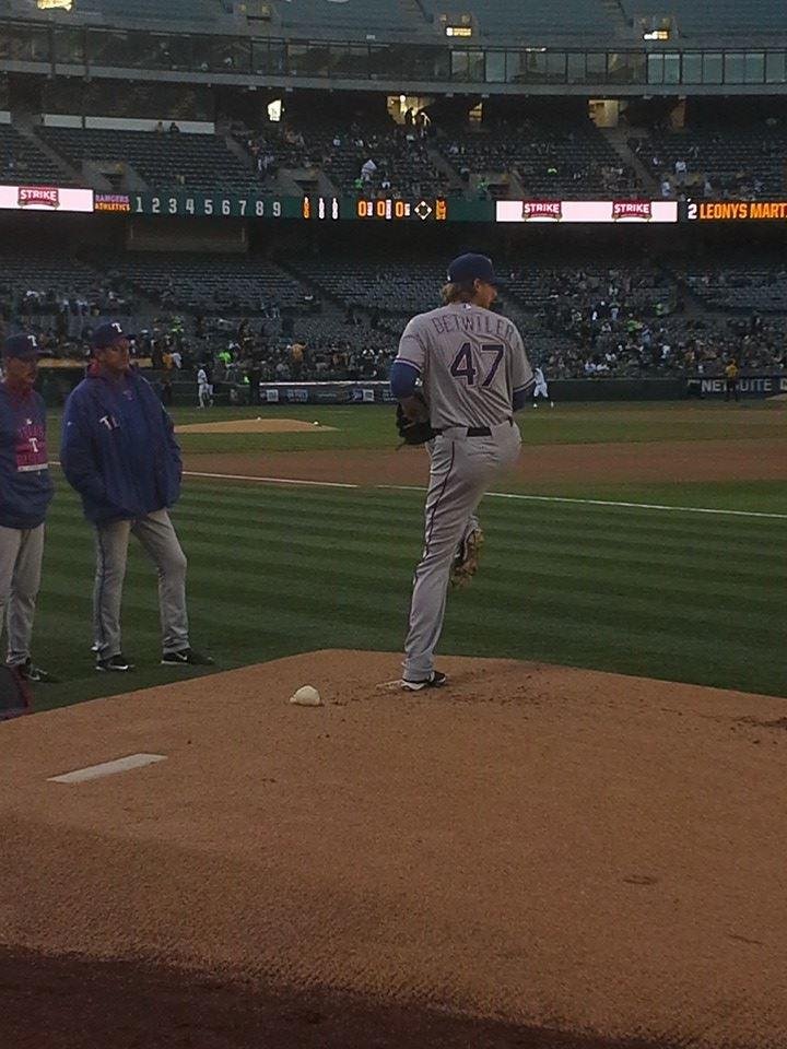 First As game of the year...must be in the front row.