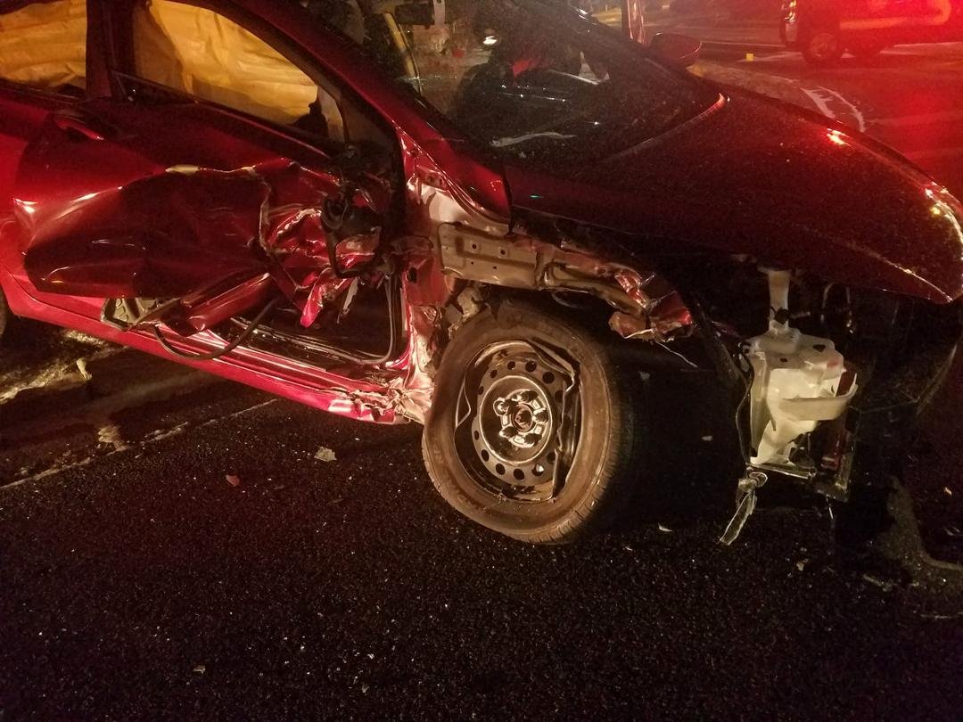Even if you don't believe, you'll have to admit that there was a higher power watching over my grandson Jakob. Although the car was totaled, he walked away with bruises, scrapes and an appreciation for seat belts and air b