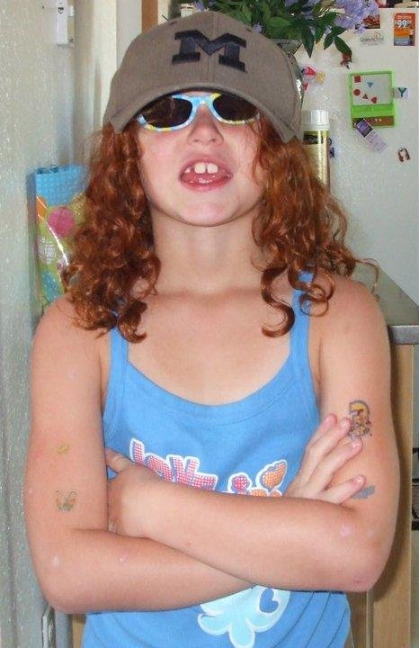 This is my youngest grand-daughter, Jacine. She's 6