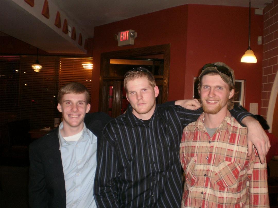 The boys at MNU,s Basketball Awards 2010