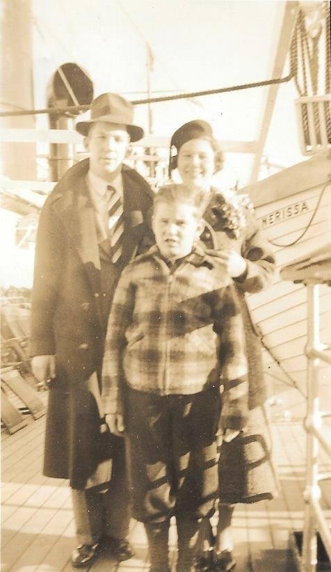 I think this was taken of the three Schlosser children when my Mom was going to Trinidad in 1937.