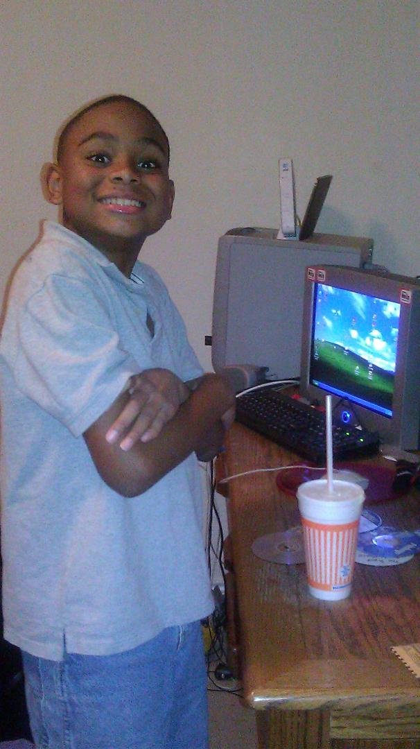 My goofy son, but God, I love him.  His goofiness is endearing.