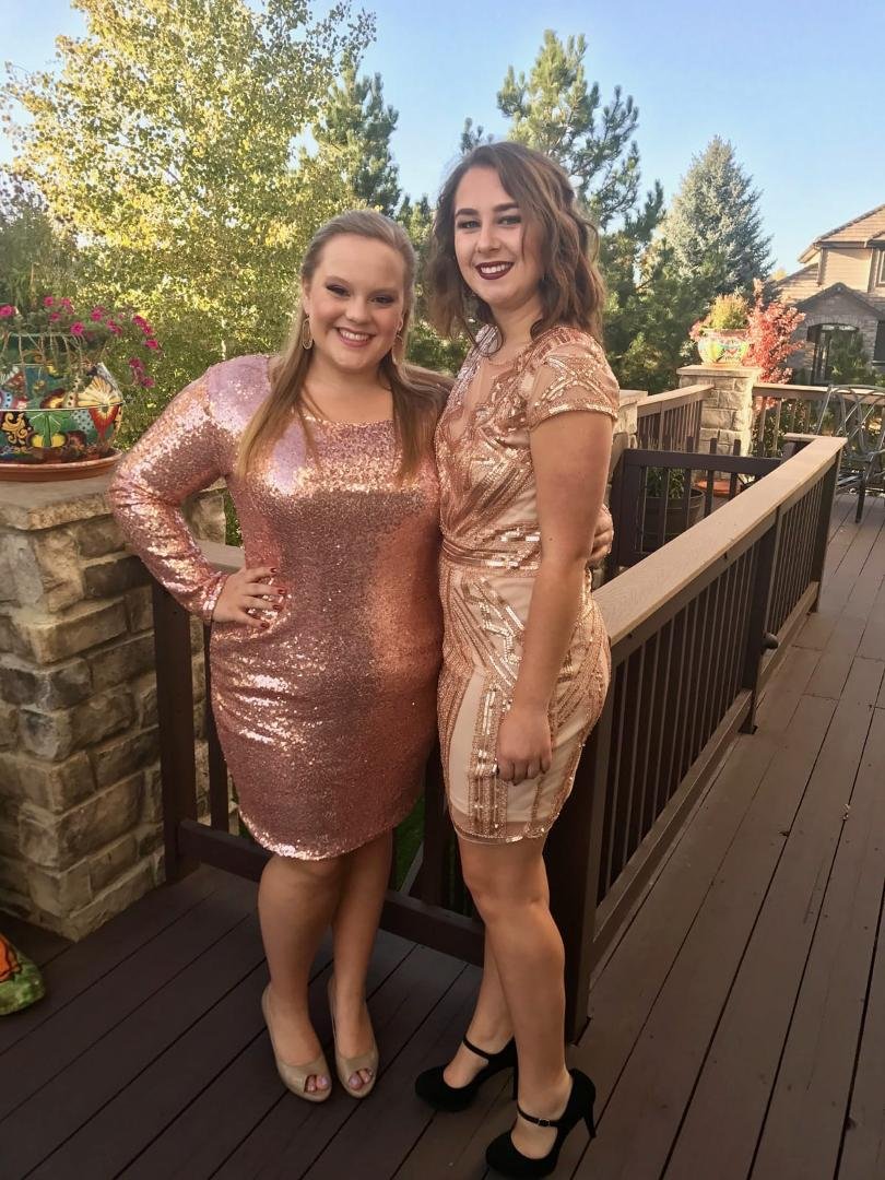Homecoming with her BFF..