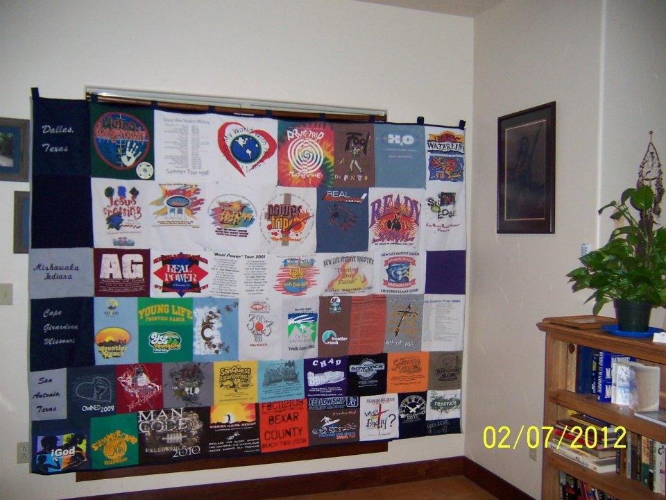 Dottie Edquist's album, Chad's wall hanging