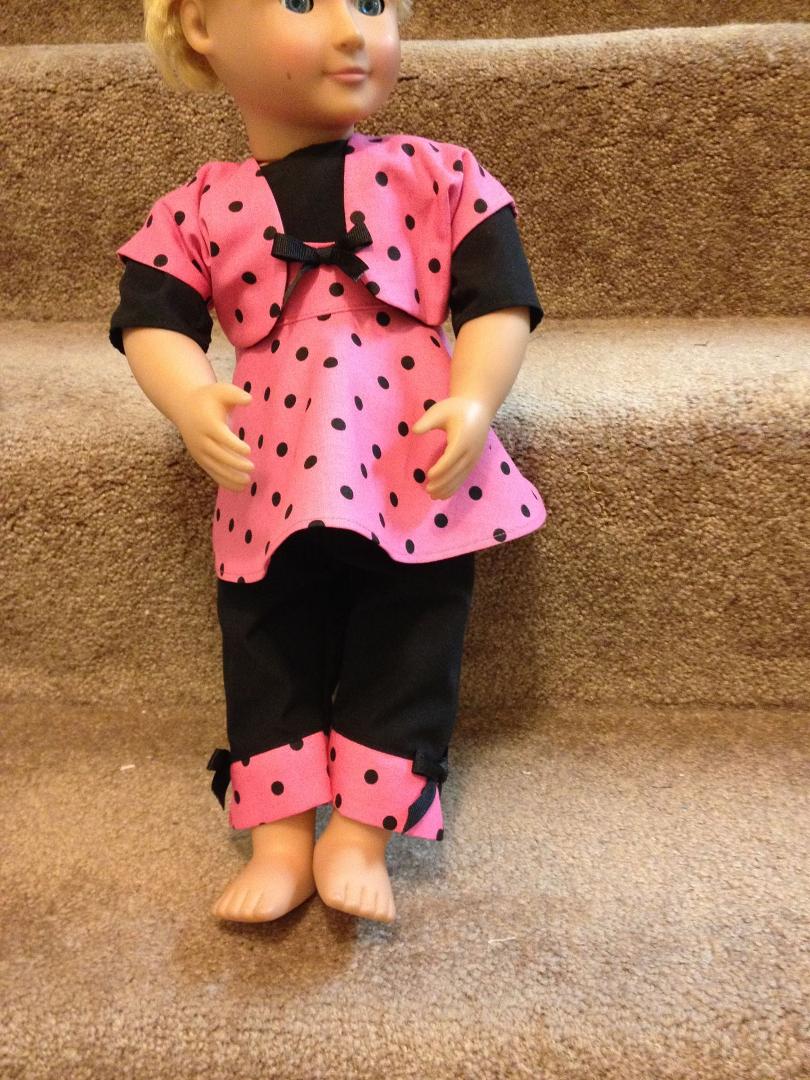 Made to order: $25
Shirt, shrug, dress, and pants