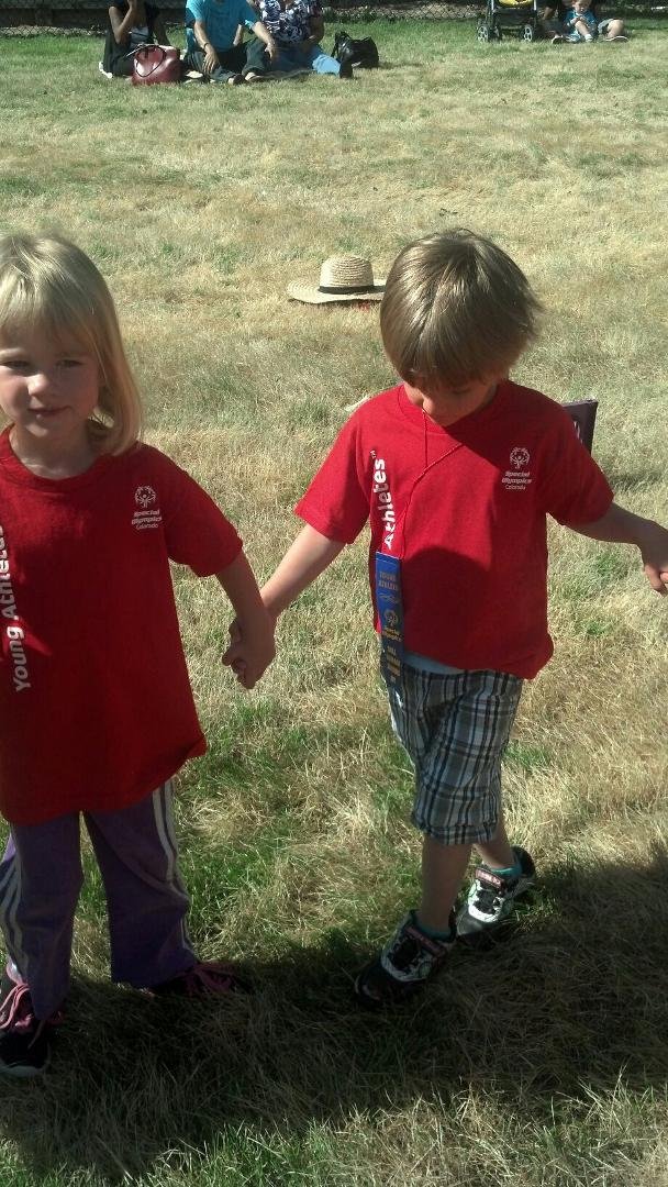 Elizabeth And John At field day.