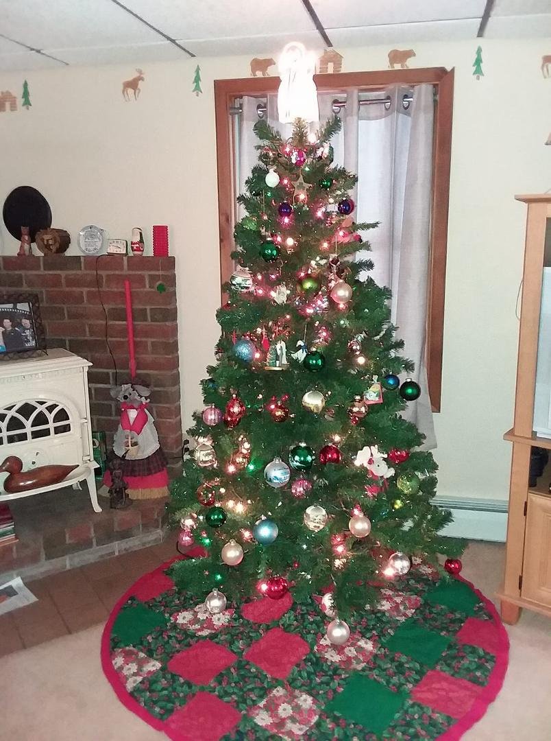 THE "LEONARD RINALDI Sr Memorial Christmas Tree" is lit at the Devines in Forestport, N. Y.. Celebrating the Bronx Legend
And Gentle Giant who lives in our hearts forever.