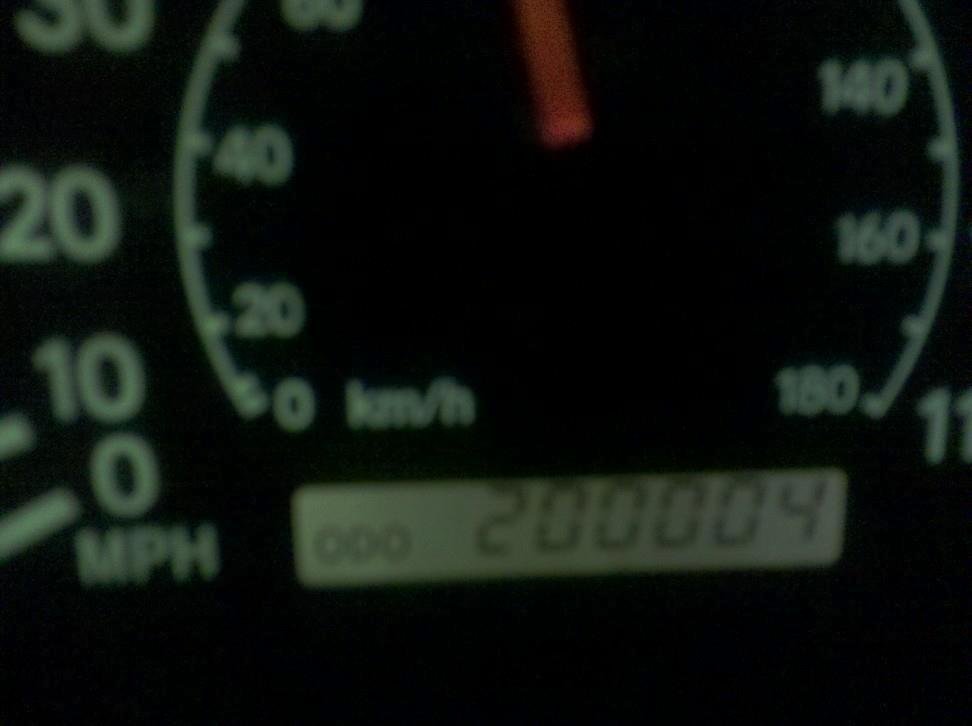 Car just got "broken in" on this trip!