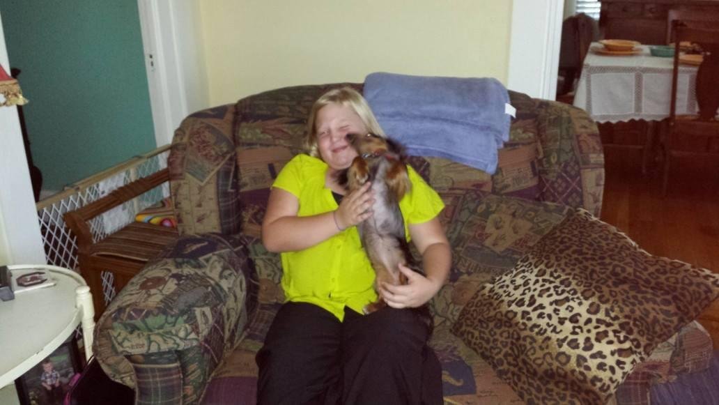 Ellie and buttons loving life