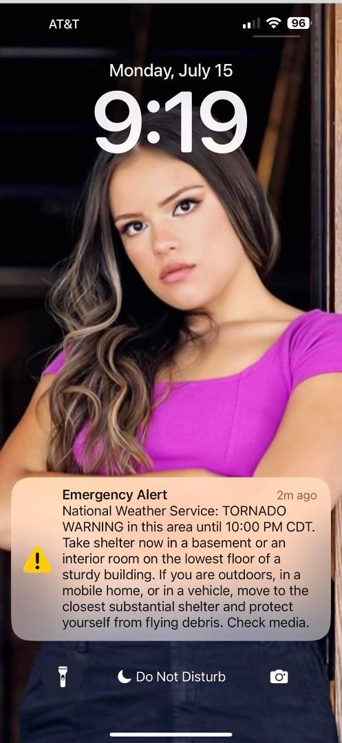 And it is time to hide from a possible tornado. I’ll let you know when it is over!