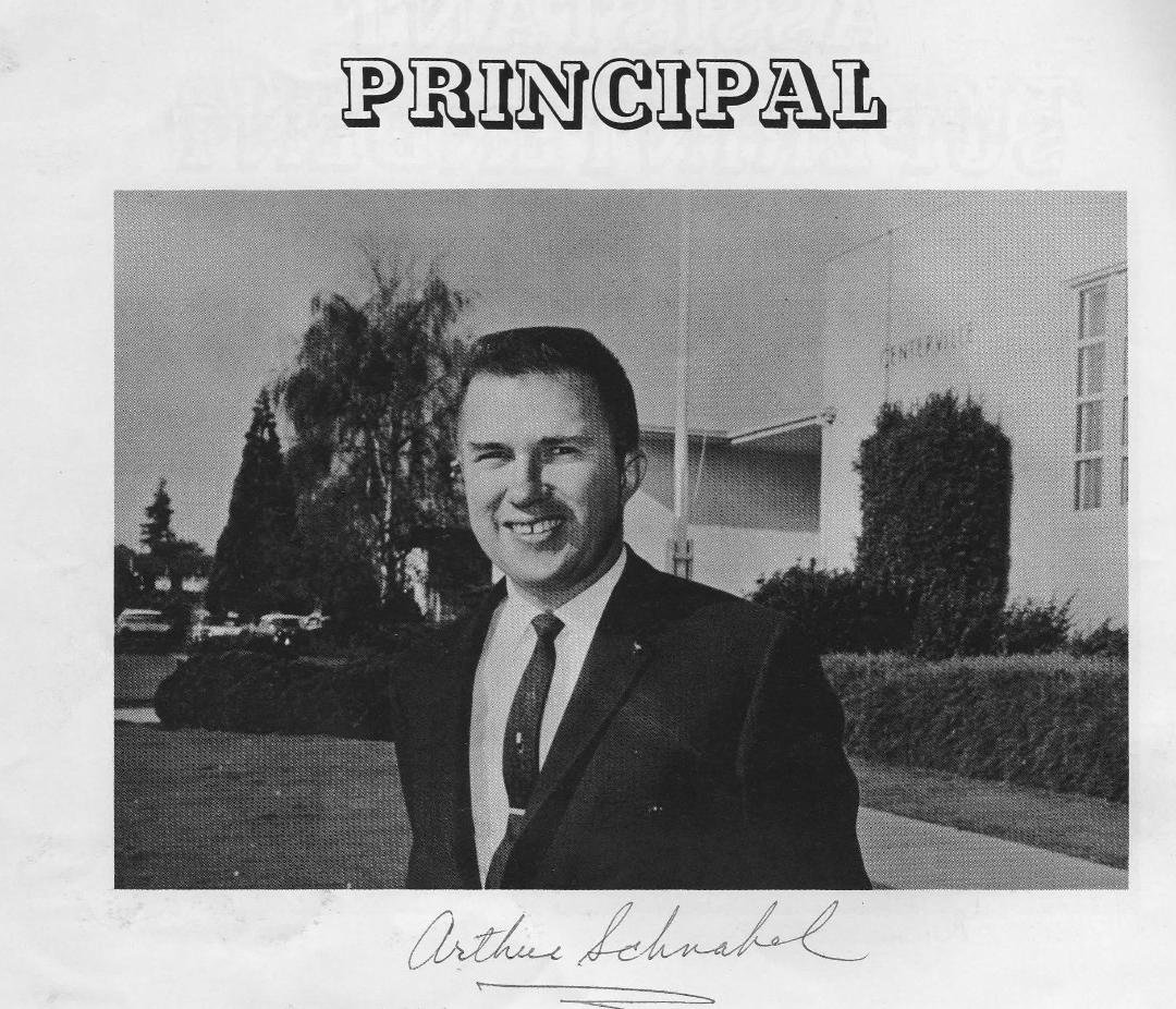 My autographed pic of my friend, Mr Schnabel