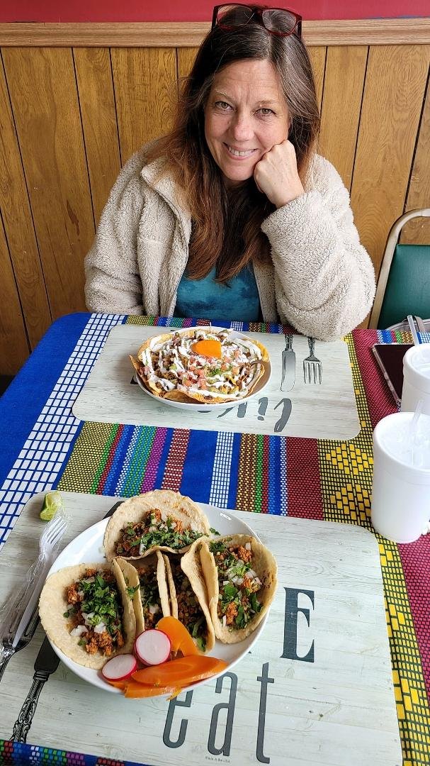Celebrating the holy week with tacos... They are soooooo good.