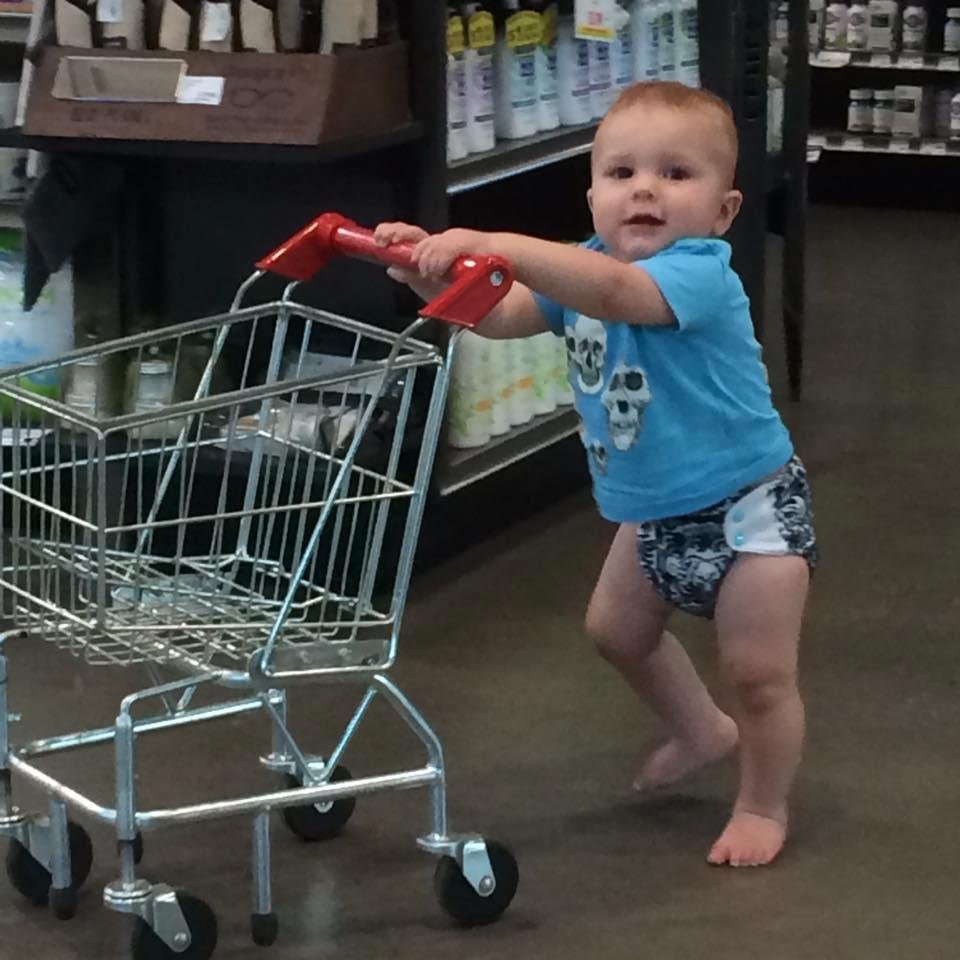 Shopping with Bennett.