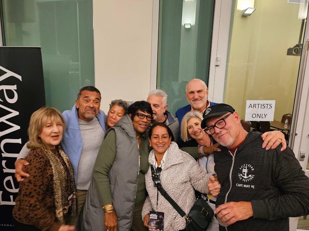 Group picture with jazz friends.