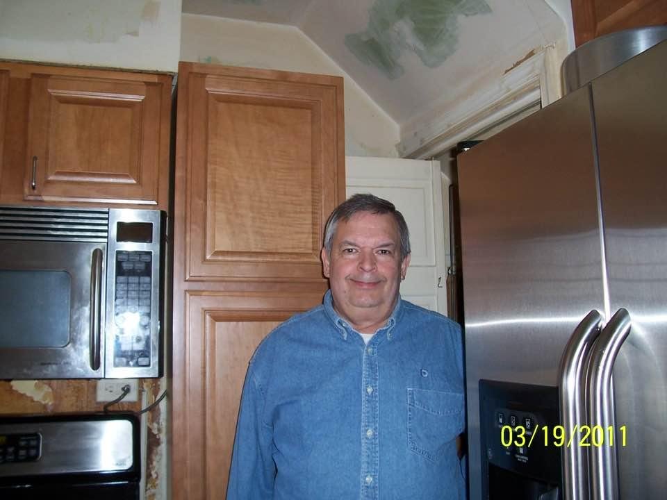 Bobby in our kitchen! Handsome man! ❤️