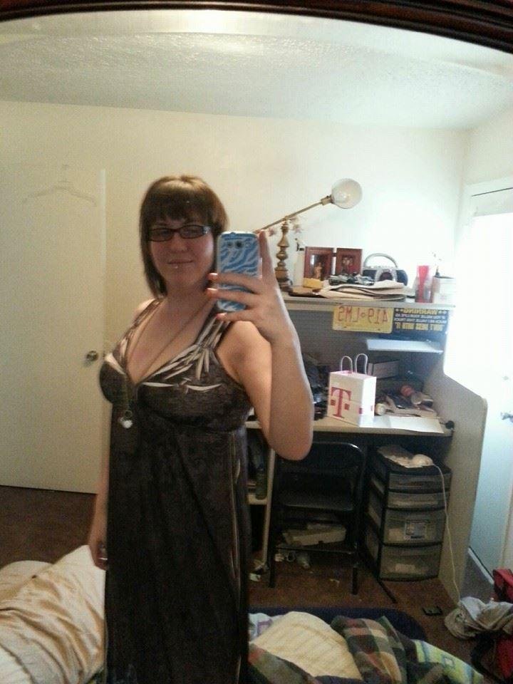 My wife and her new dress and all I can think about is wow how do I deserve a woman like this she is absolutely gorgeous and out of my league thank you to God and your son Jesus for her