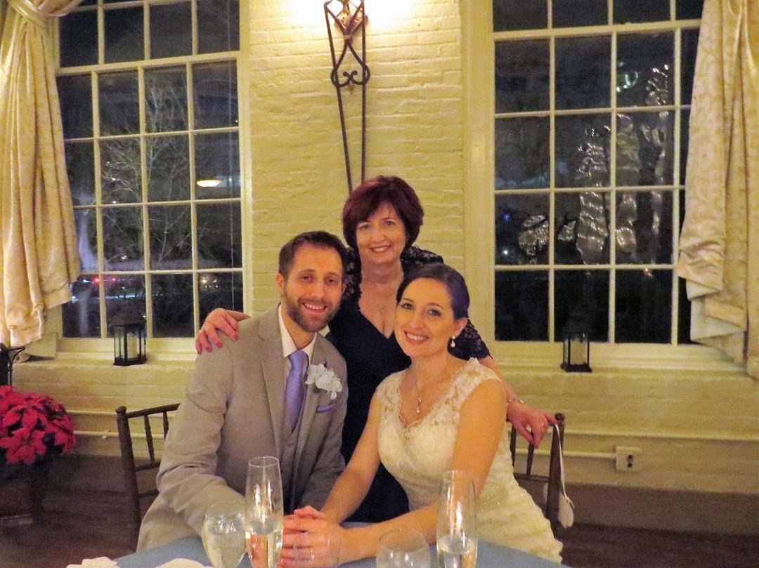 My son and his wife. Proud mama