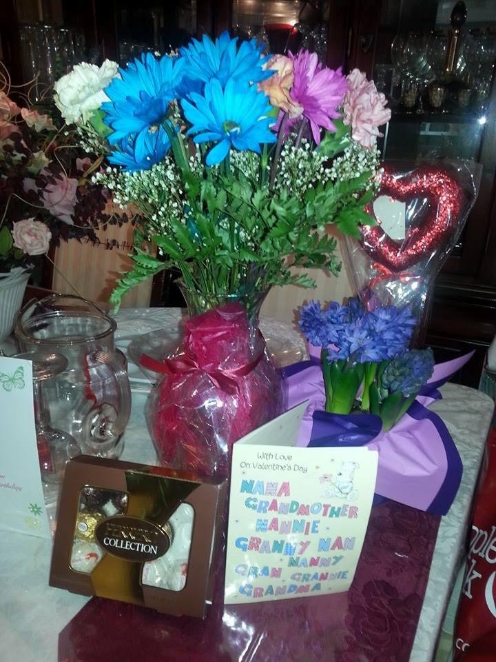 Valentines wish from my grands I love all so much