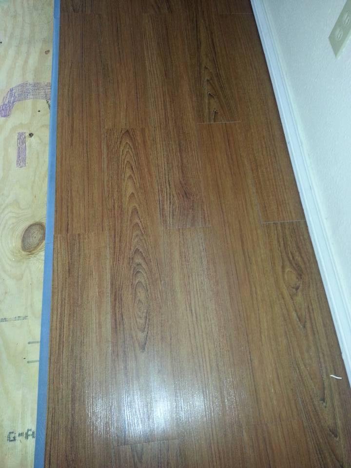 The start to our new floor