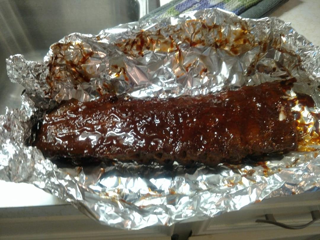 Omg-brother made me ribs in smoker!! To die for
