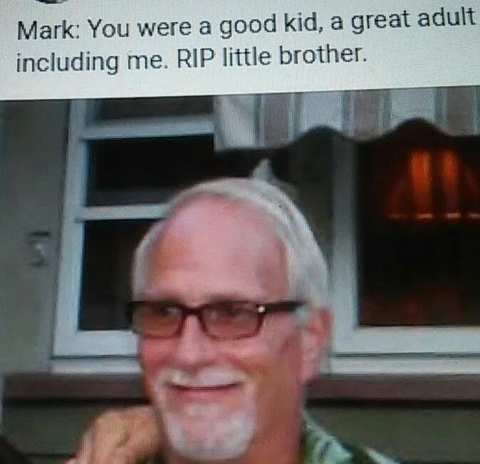 Happy Birthday to Mark Albert. RIP. 8/29/1953-2/7/2019.
Miss you, especially on our Birthday.