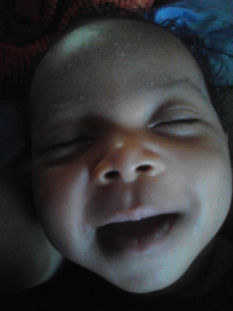 the only time i get to see my mean man smile