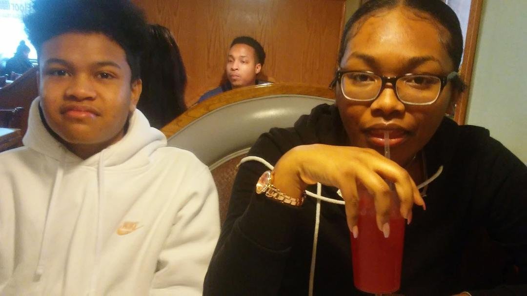 Taking brian and cyann to breakfast.
